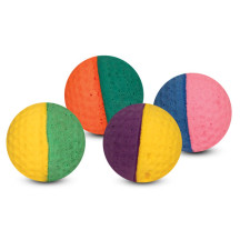 Игрушка для кошек Мяч для гольфа, разноцветный, d40мм (уп.4шт.), Triol