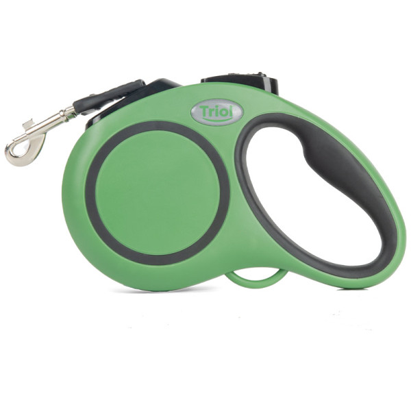 Поводок-рулетка Urban S для собак до 15кг, зеленый, Triol