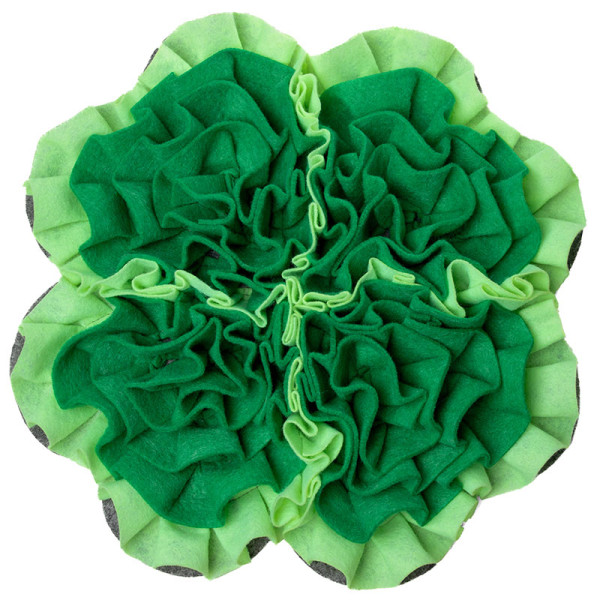 Нюхательный интерактивный коврик для собак "Клевер", 400*400мм