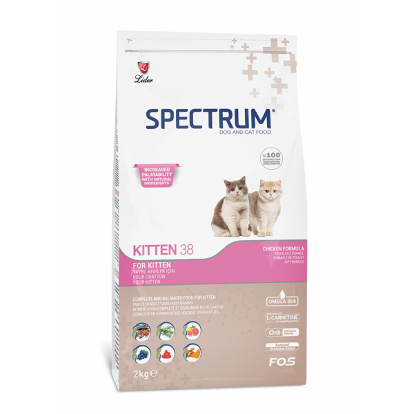 Корм для котят SPECTRUM KITTEN FOOD KITTEN38 2 кг