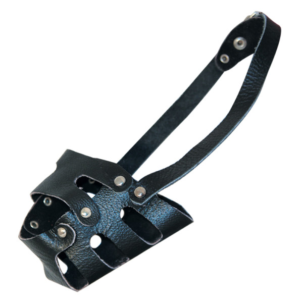 Намордник кожаный цельнокройный №2, 120*90*100мм, Gamma