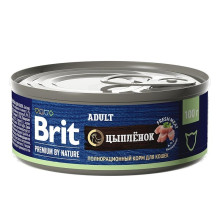 Brit premium by nature с мясом цыплёнка