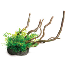 Грот Коряга с растениями S, 220*90*140, Laguna