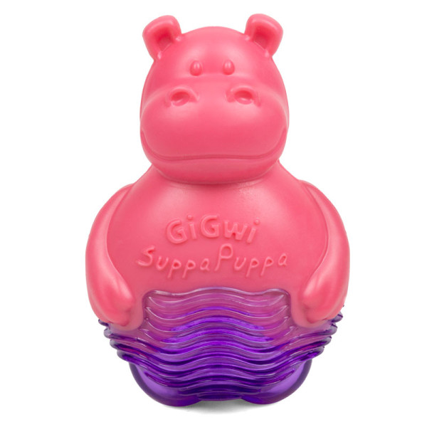 75425 Кішкентай собаға арналған ойыншық Бегемотик пищалкоймен 9 см, SUPPA PUPPA сериясы