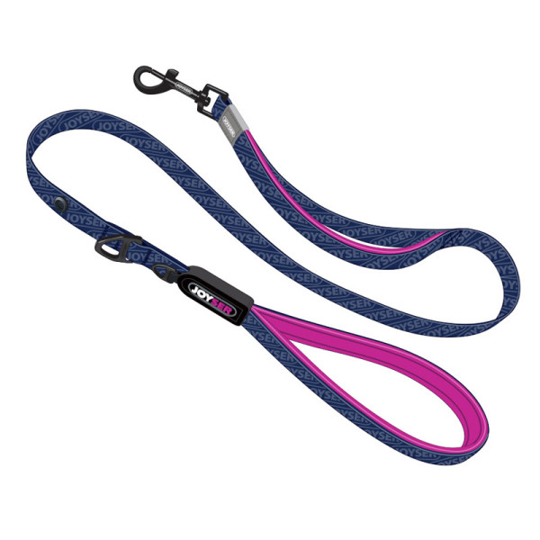 Поводок для собак JOYSER Walk Base Leash S синий с розовым