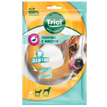 Пончик жевательный с мясом утки, 10см (уп.1шт.), серия DENTAL