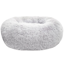 Лежанка шаршы Плюшка M, сұр, 585*585*140мм