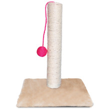 Когтеточка из сизаля с шариком "Столбик №201", 300*300*400мм