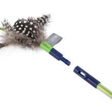 Кішкелер үшін ойыншық JOYSER Cat Teaser Қосымша түйірліктермен тірілген көрсеткі тасымалдаушы зелен, 12 см