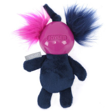 Көпшіктерге арналған ойыншық JOYSER Puppy Белка пищаушымен каучукты шлемде, көк, 14 см