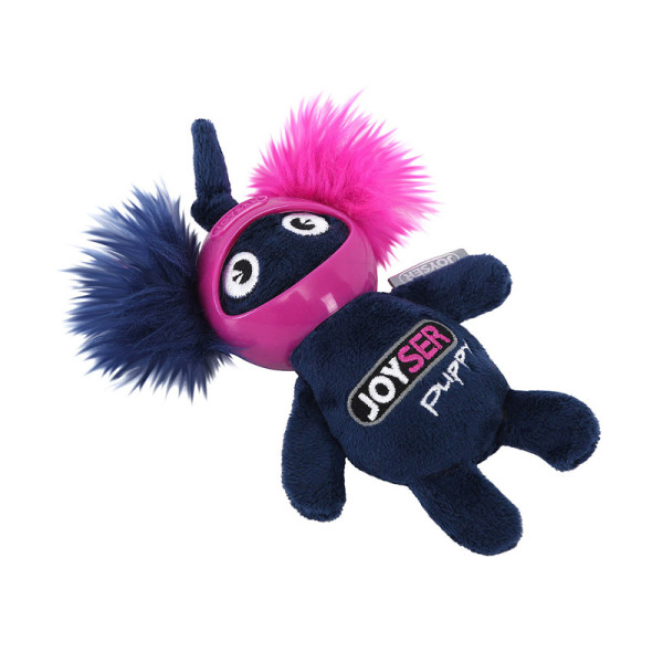 Игрушка для собак JOYSER Puppy Белка в резиновом шлеме S с пищалкой
