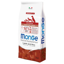 Сухой корм для щенков всех пород Monge Dog Speciality ягненок, рис, картофель 12 кг