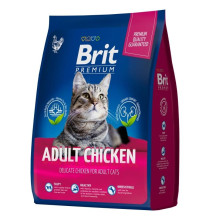 Brit premium cat adult chicken, 400 гр