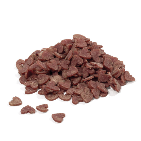 Нежные угощения: Мини-сердечки из кролика для кошек, 40г, Triol