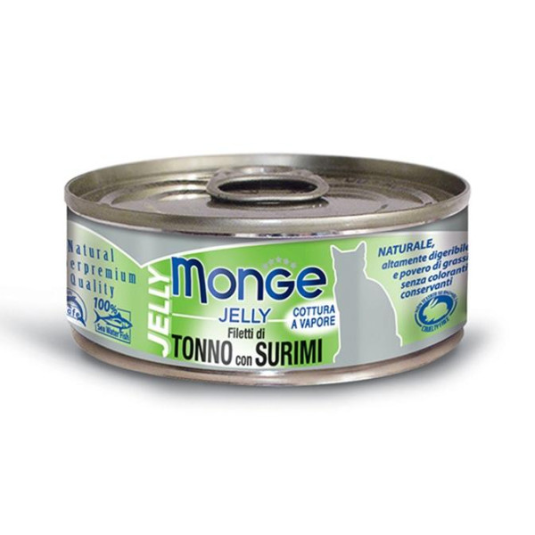 MONGE Yellowfin tuna with surimi - Желтоперый тунец с сурими в желе