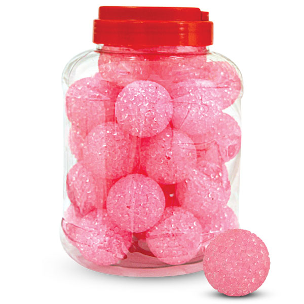 Игрушка для кошек Мяч зернистый, розовый, d41мм (банка 30шт.), Triol