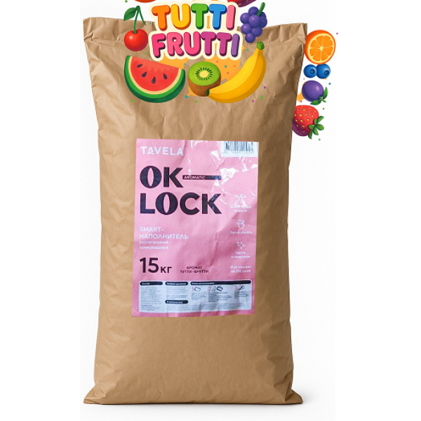 Обзор наполнителя Ok-Lock растительного тофу 'Тутти-Фрутти' весом 15 кг
