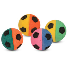 Игрушка для кошек Мяч футбольный, разноцветный, d40мм (туба 60шт.), Triol