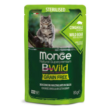 Монже BWild Cat Grain Free Pat террине Cinghiale