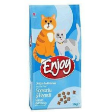 ENJOY ADULT CAT FOOD SALMON AND ANCHOVY для кошек с лососем и анчоусами 10 кг