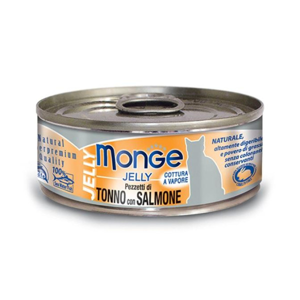 Monge Tuna in jelly with salmon - Тунец с лососем в желе
