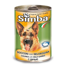 Simba wet premium quality chunkies with wild games