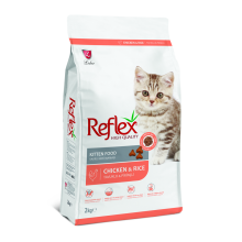 REFLEX KITTEN FOOD CHICKEN AND RICE для котят с курицей и рисом 2 кг