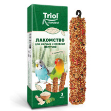 Лакомство для мелких и средних попугаев с кунжутом (уп. 3 шт), 80г Standard