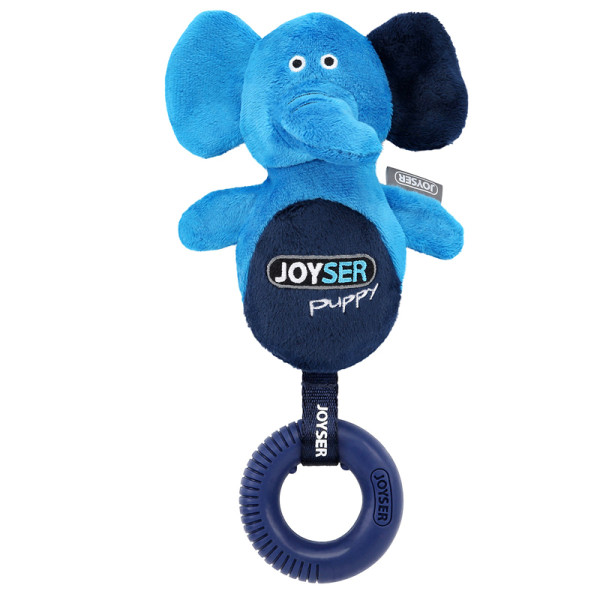 Игрушка для собак JOYSER Puppy Слоник с пищалкой и кольцом!