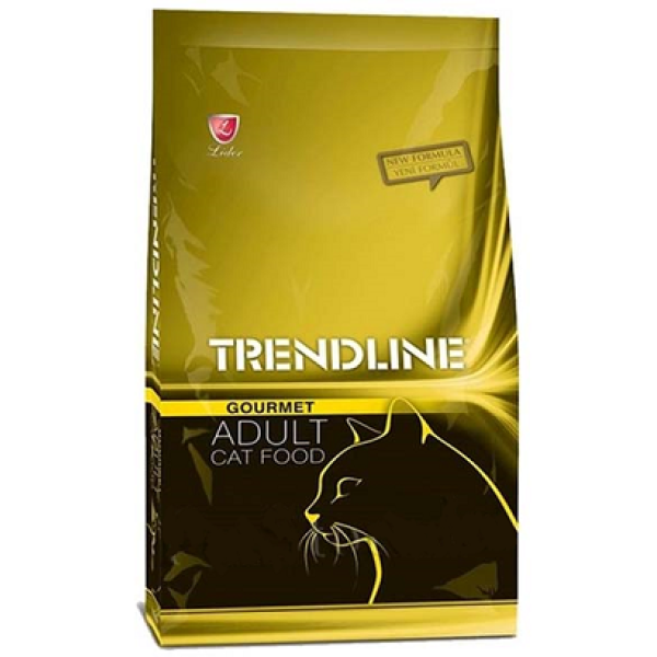 Премиум корм для привередливых кошек: TRENDLINE ADULT CAT FOOD GOURMET MULTI COLOR с курицей 10 кг