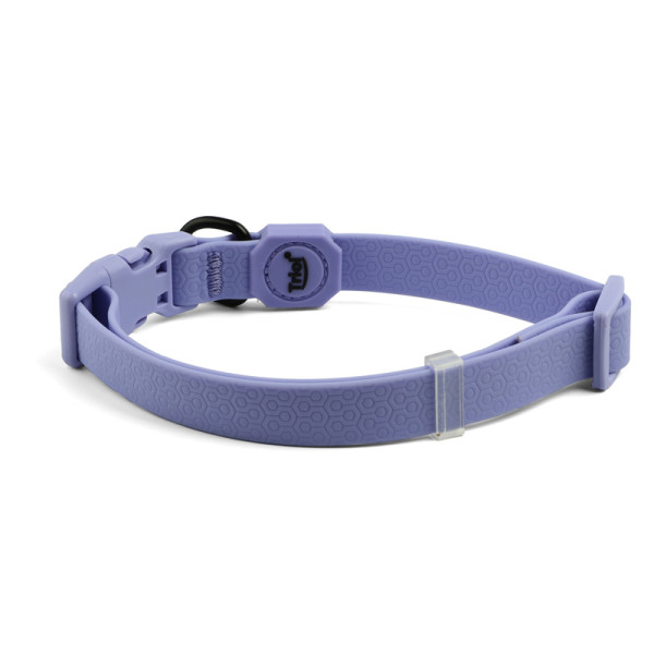 Ошейник из биотана "Матрица" M, сиреневый: подробности о размерах