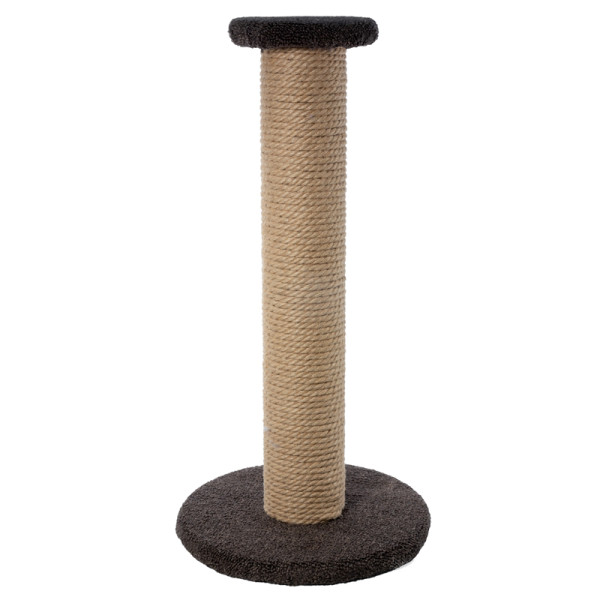 Когтеточка «Столбик Лофт» с площадкой, 300*300*600мм, Gamma