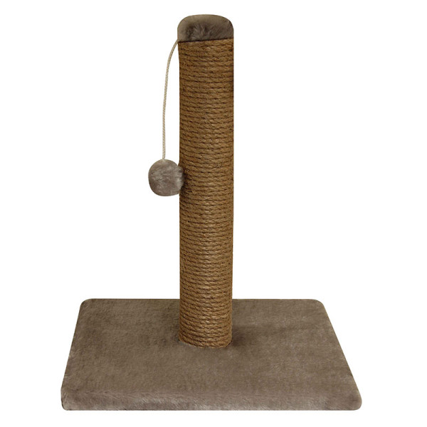 Когтеточка "Столбик № 2" с игрушкой однотонная, 360*360*460мм, Gamma