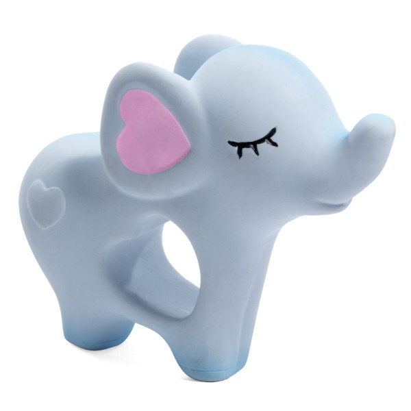 Көкірекке арналған Triol компаниясының латекс материалынан жасалған "Слон" ойыншығы, 115мм: сіздің егіншіңізге құттықтайтын шығарма