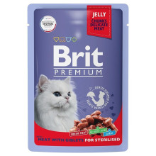 Brit premium мясное ассорти с потрошками для стерилизованных кошек