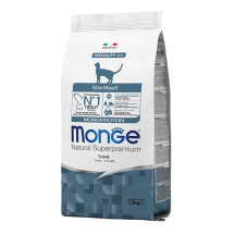 Monge superpremium cat sterilised trout