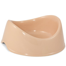 Пластиктен жасалған "Бисквит" миска, беж, 0,4л