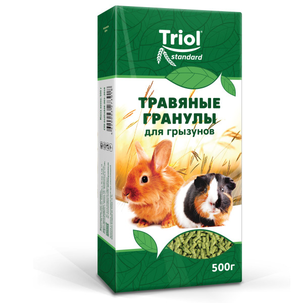 Корм для грызунов "Травяные гранулы" от Тriol Standard, 500г