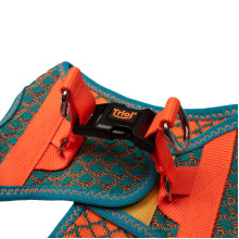 Шлейка-жилетка мягкая со светоотражающими элементами "Нео" XS, голубая, обхват груди 340-360мм, Triol