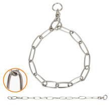 Ошейник-удавка ұзын звено мен вертлюгмен, 4*700мм, Triol