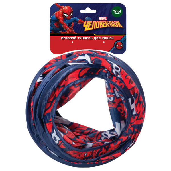Игровой туннель для кошек Marvel Человек-паук, d250*900мм, Triol-Disney