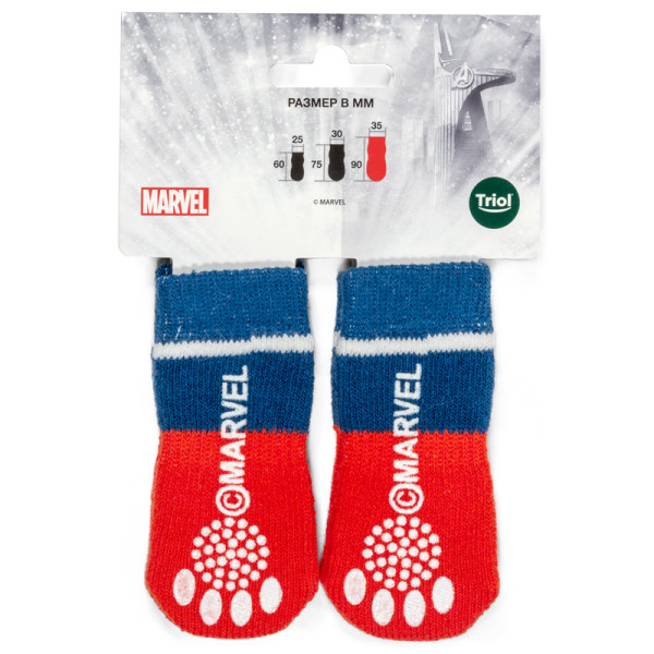Носки Marvel Капитан Америка, размер L, Triol-Disney: стиль и комфорт!