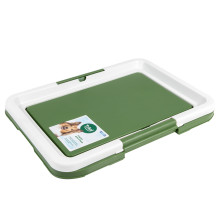 Туалет для собак Интерьер S, оливковый/белый, 470*340*40мм, серия HYGIENE