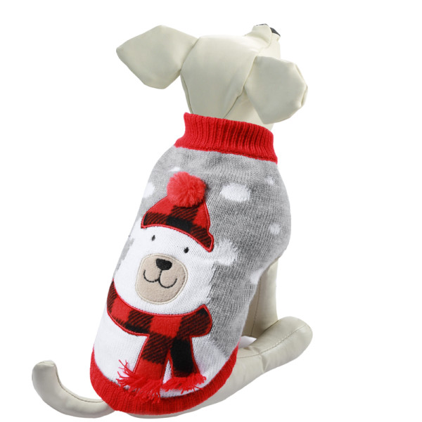 Стильный свитер "Белый мишка" XS от Triol