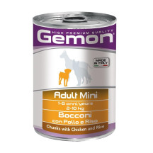 Gemon adult mini chunks with chicken and rice