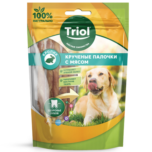 Вкусные палочки с мясом кролика для вашей собаки от Triol