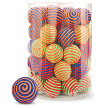 Игрушка для кошек Шарик-спираль, d45мм (туба 60шт.), Triol