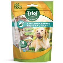 Кальцинированные косточки с кроликом для собак, 70г, Triol