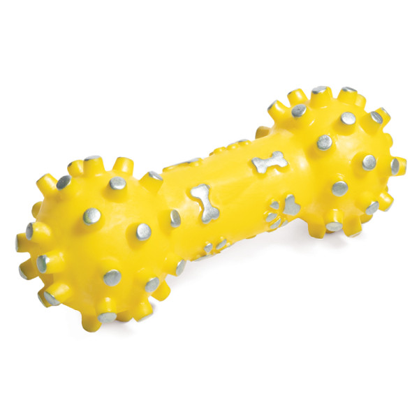 Игрушка для собак "Гантель с шипами", 105мм, Triol - отличный выбор для вашего питомца