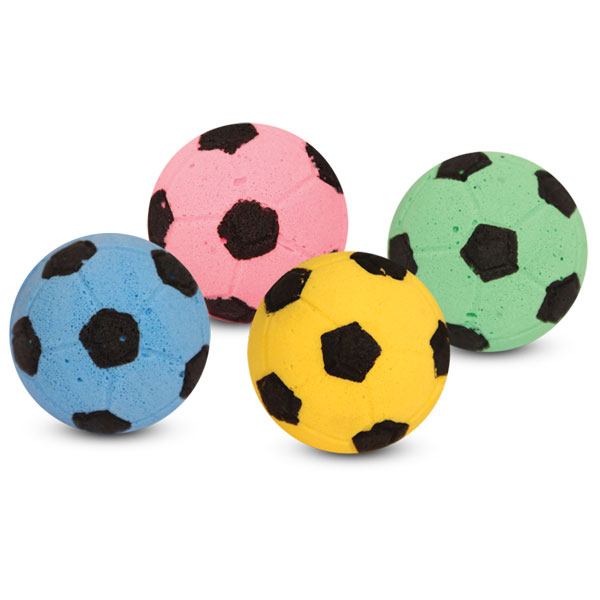 Игрушка для кошек Мяч футбольный, d40мм (уп.4шт.), Triol